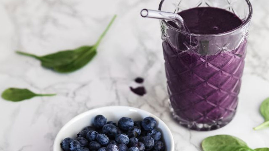 Blueberry-Spinach-Smoothie