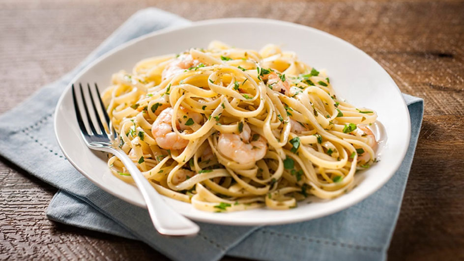 Prawn-Linguine