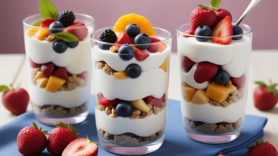 Yogurt-and-Fruit-Parfait